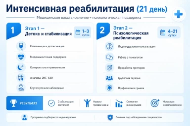 Реабилитация за 21 день в Онеге